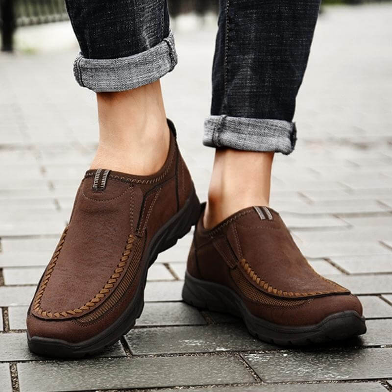 Fresh Slip-on - Comfort Breathable Loafer Dark Brown