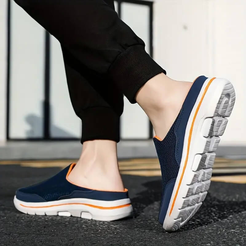 Flex Slipper - Comfort Orthopaedic Mule Blue