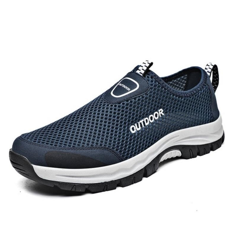 Stretch Slip-on - Orthopaedic Walking Shoes Blue