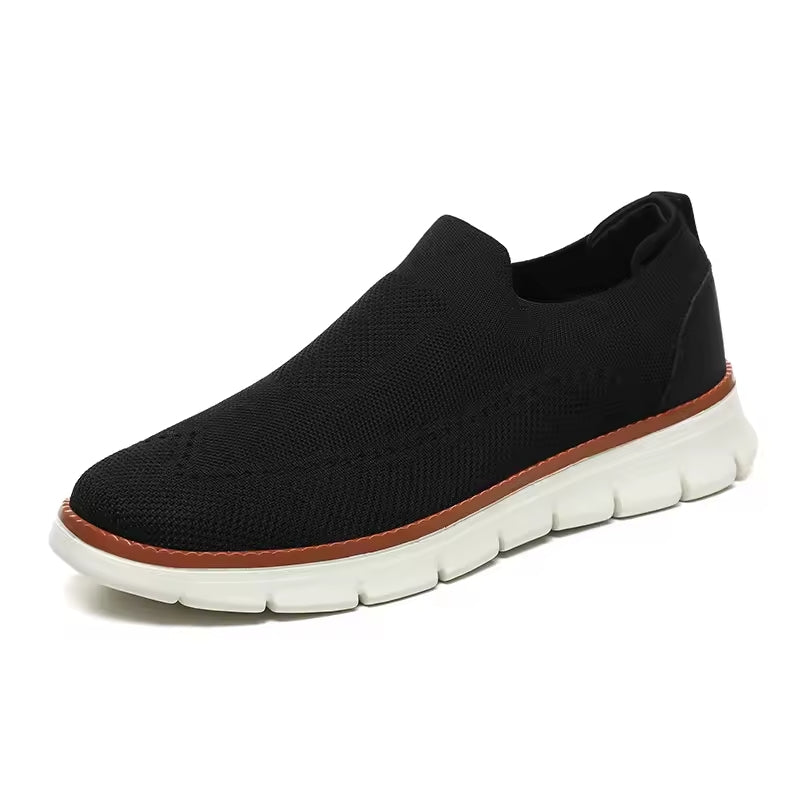 Flex Slip-on - Knit Stretch Comfort Breathable Shoes Black