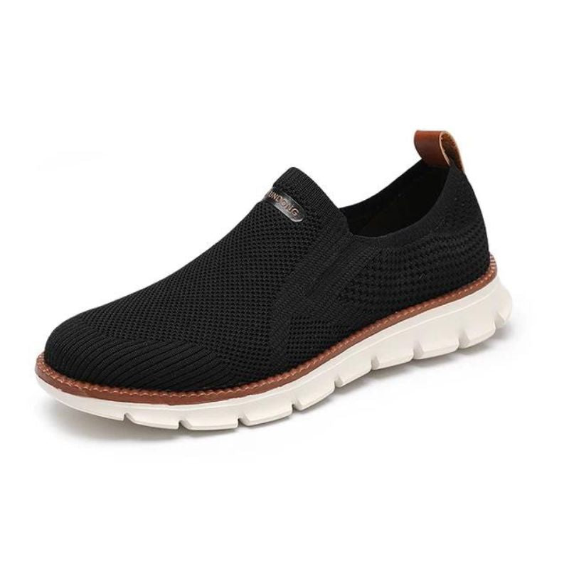 Knit Slip-on - Comfort Stretch Fit Breathable Shoes Black