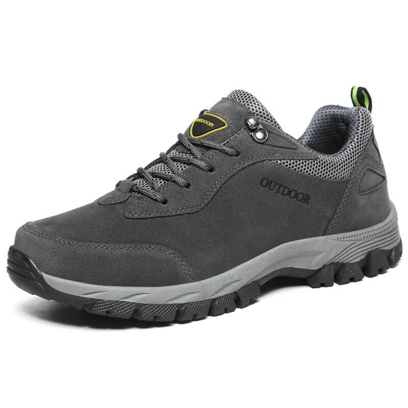 Walker - Waterproof Comfort Walking Hiking Shoes Gray