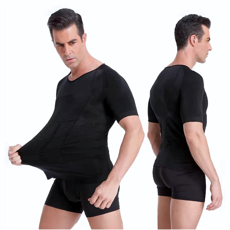 Compression Shirt Tech Sweat-proof Undershirt White