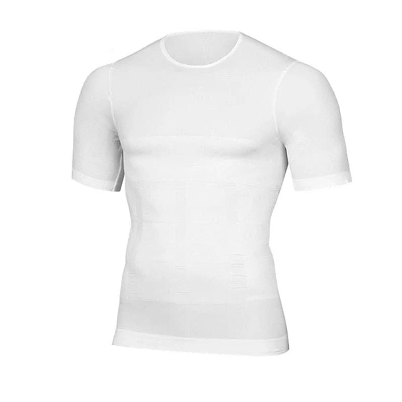 Compression Shirt Tech Sweat-proof Undershirt White