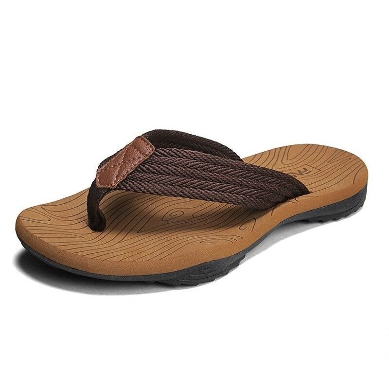 Softer Flip Flops - Orthopaedic Arched Anti-Sweat Sandal Brown