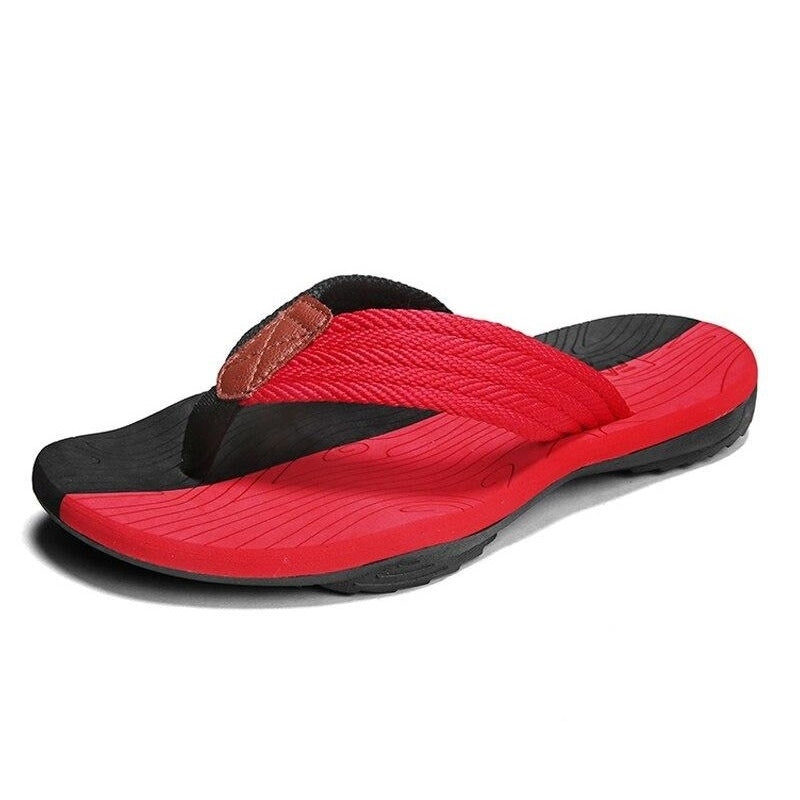 Softer Flip Flops - Orthopaedic Arched Anti-Sweat Sandal Red