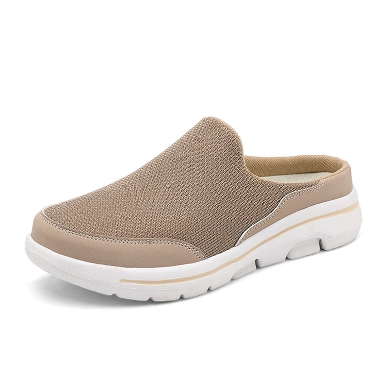 Flex Slipper - Comfort Orthopaedic Mule Beige