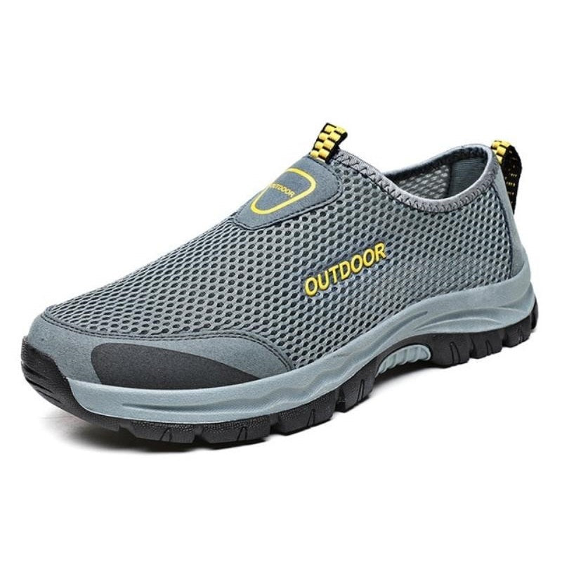 Stretch Slip-on - Orthopaedic Walking Shoes Gray