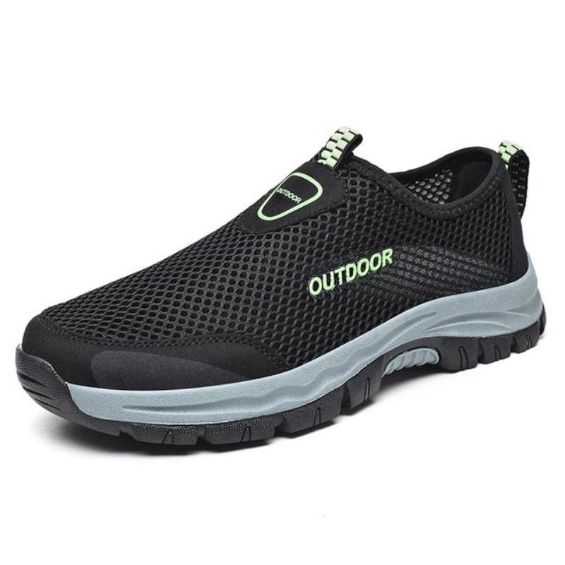 Stretch Slip-on - Orthopaedic Walking Shoes Black