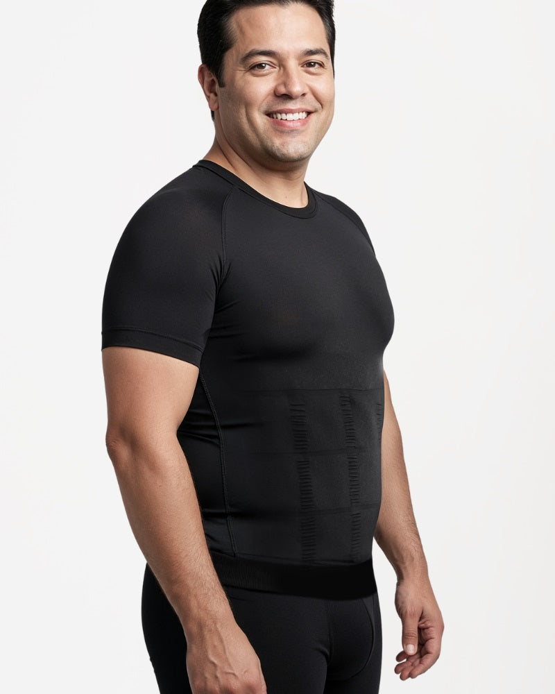 Compression Shirt Tech Sweat-proof Undershirt Black